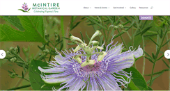 Desktop Screenshot of mcintirebotanicalgarden.org