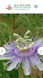 Mobile Screenshot of mcintirebotanicalgarden.org